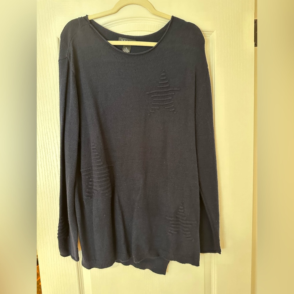 Navy sweater
